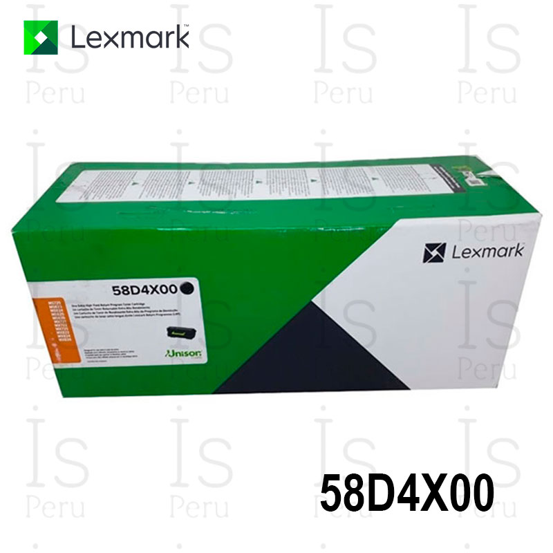 Toner Lexmark 58D4X00