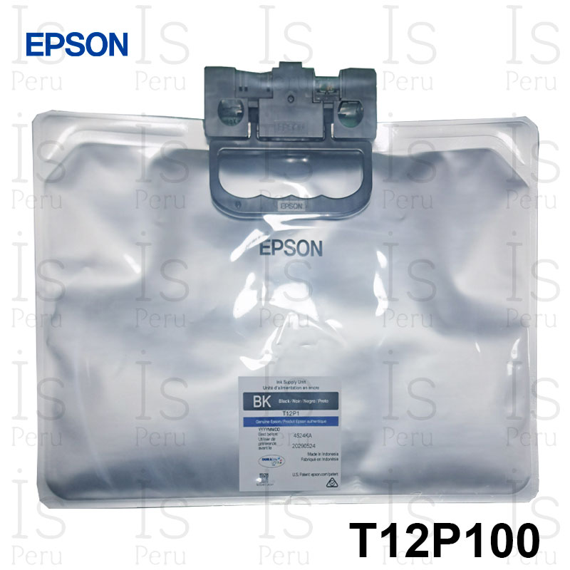 Bolsa de Tinta Epson T12P T12P100 Negro EP-C800 EM-C800