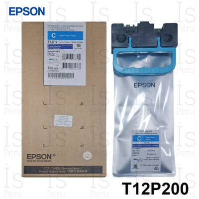 Tinta Epson T12P T12P200 Cian