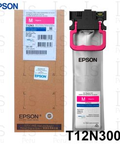 Tinta Epson T12N T12N300 Magenta compatible con WorkForce Pro EM-C800