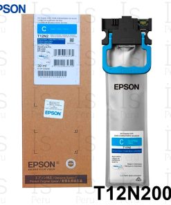 Tinta Epson T12N200 cyan original para WorkForce Pro EM-C800 y EP-C800
