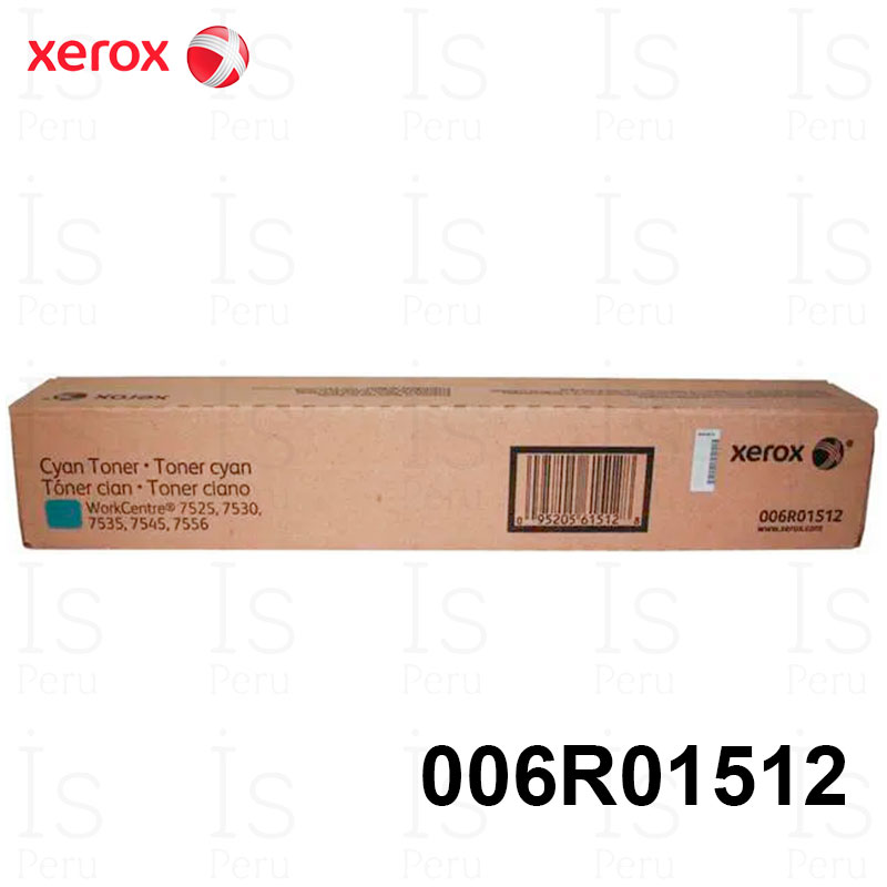 Toner Xerox 006R01512 Cyan Tóner Xerox 006R01512 Cyan