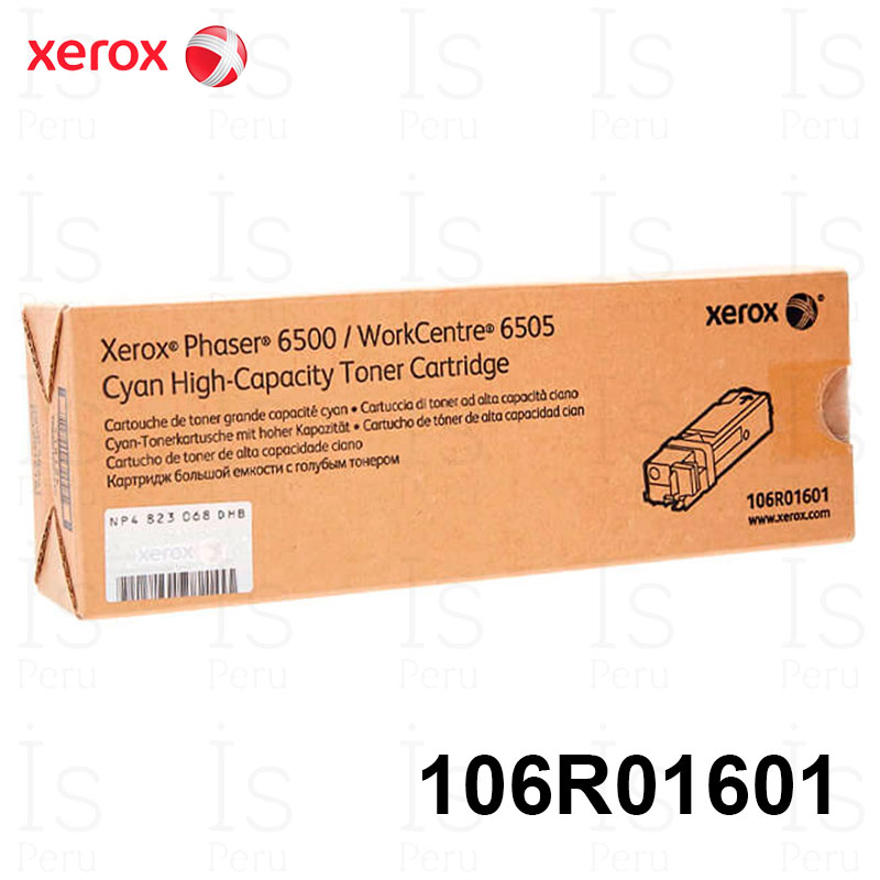 Tóner Xerox 106R01601 Cyan