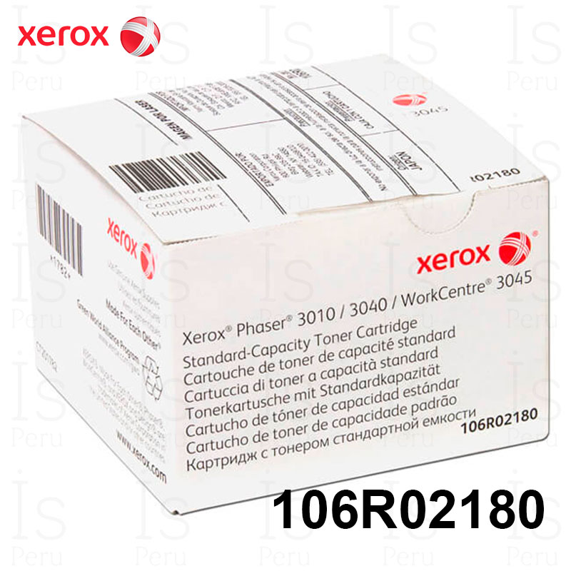 Tóner Xerox 106R02180 Negro