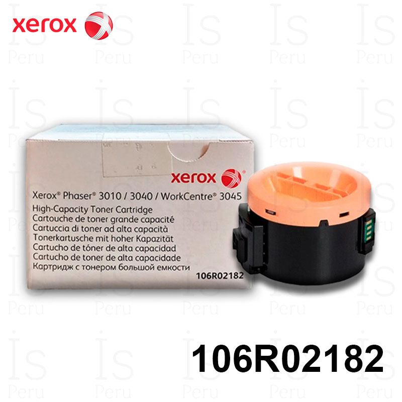 Tóner Xerox 106R02182 Negro