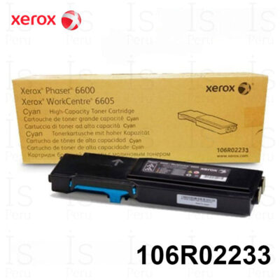 Tóner Xerox 106R02233 Cyan