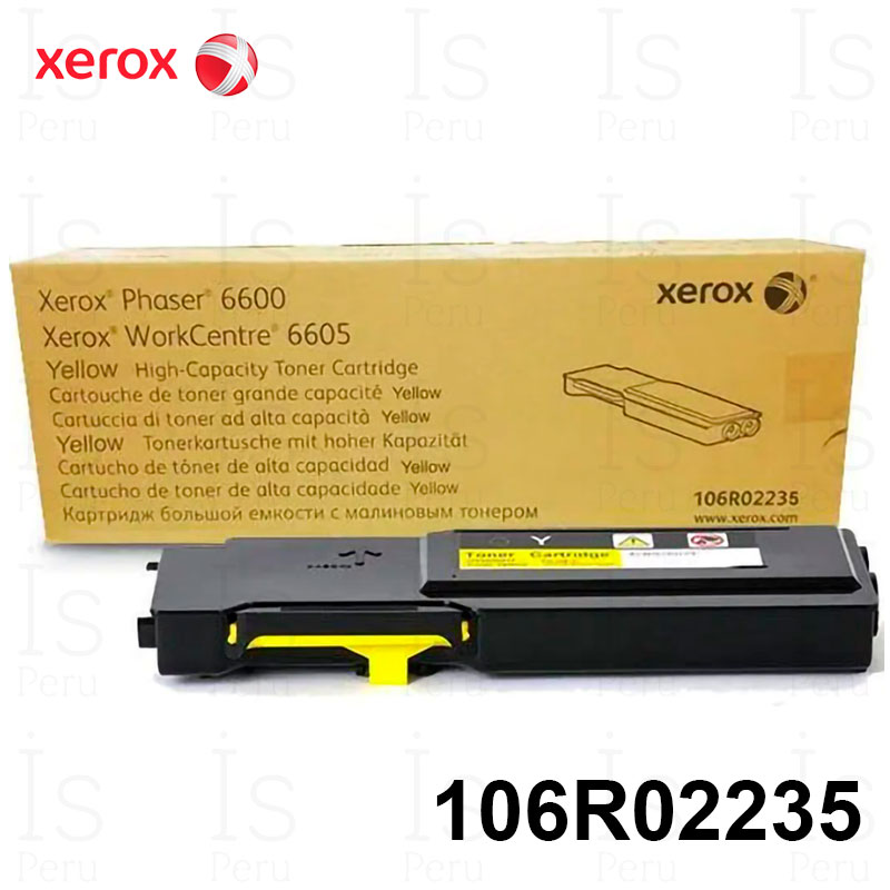 Tóner Xerox 106R02235 Yellow Tóner Xerox 106R02235 Yellow