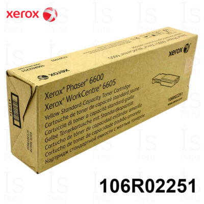 Tóner Xerox 106R02251 Yellow