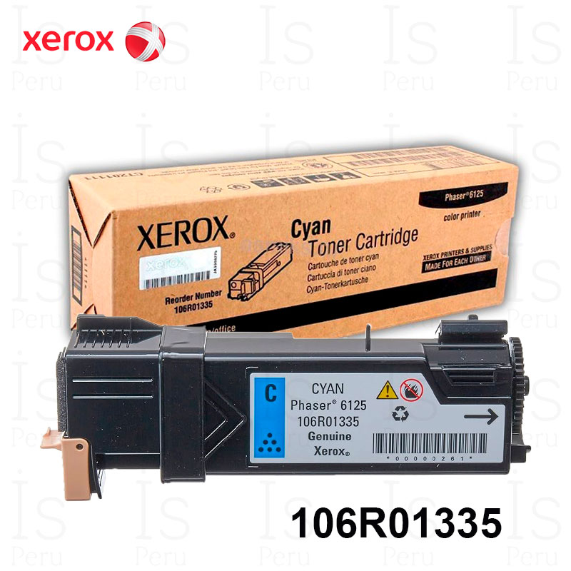 Tóner Xerox 106R01335 Cyan