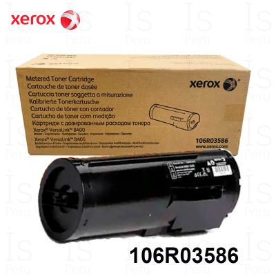 Tóner Xerox 106R03586 Negro