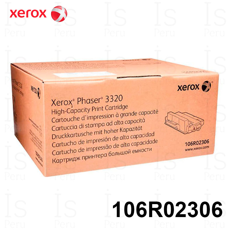 Tóner Xerox 106R02306 Negro