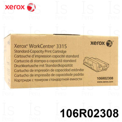Tóner Xerox 106R02308 Negro