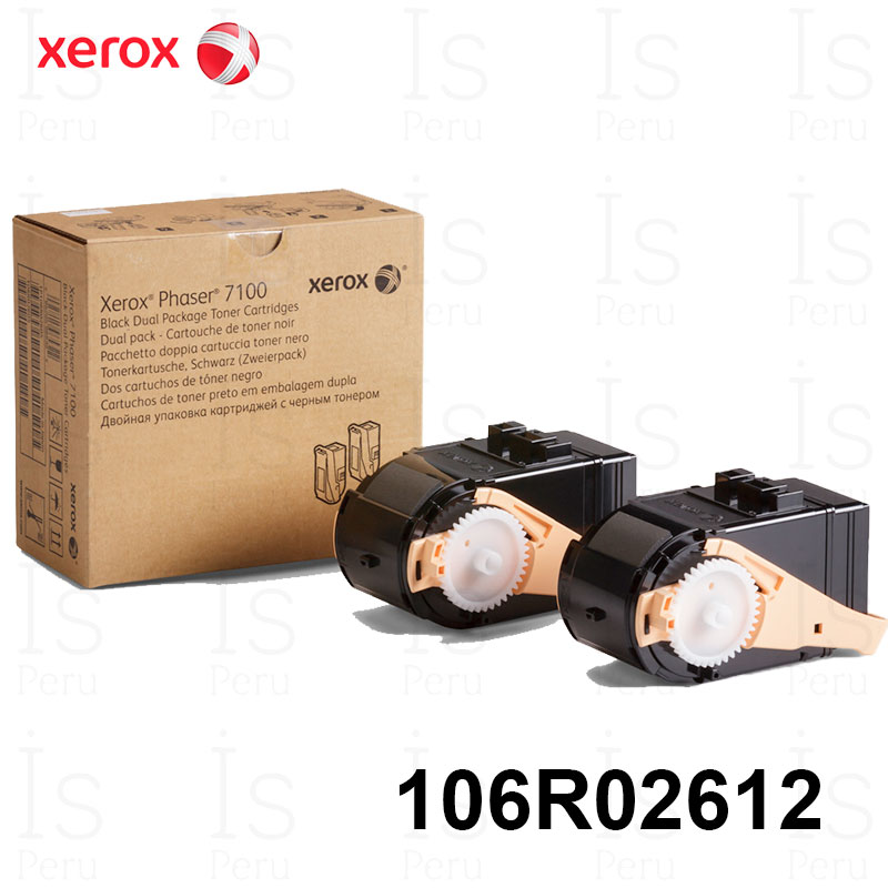 Tóner Xerox 106R02612 Negro