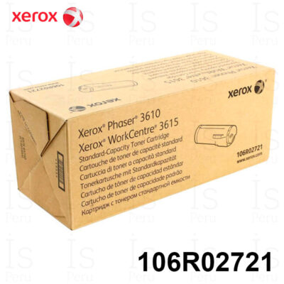 Tóner Xerox 106R02721 Negro