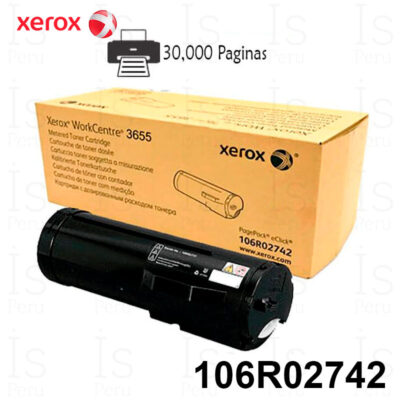 Tóner Xerox 106R02742 Negro
