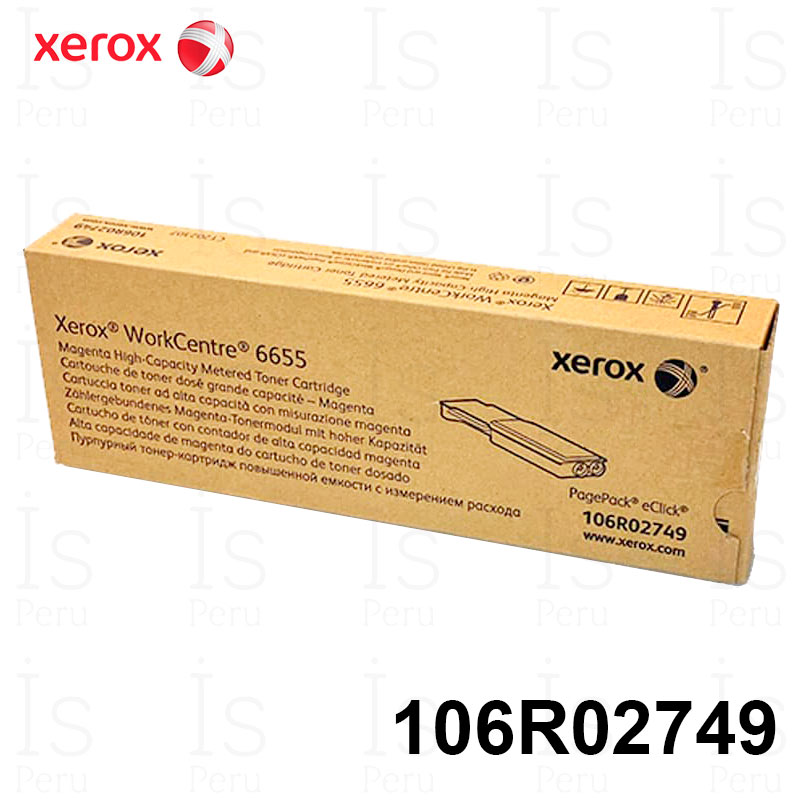 Tóner Xerox 106R02749 Magenta Tóner Xerox 106R02749 Magenta