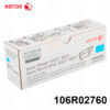 Toner Xerox 106R02760 Cyan Tóner Xerox 106R02760 Cyan