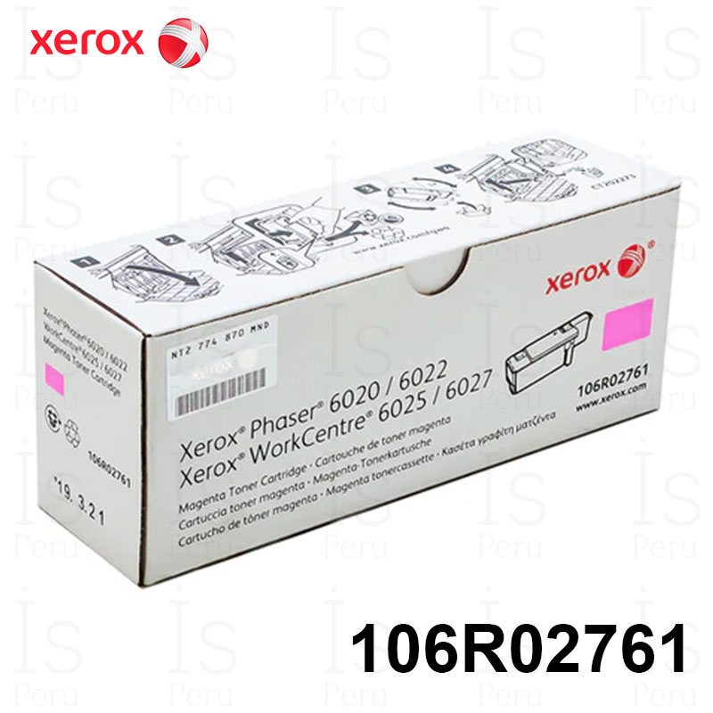 Tóner Xerox 106R02761 Magenta Tóner Xerox 106R02761 Magenta