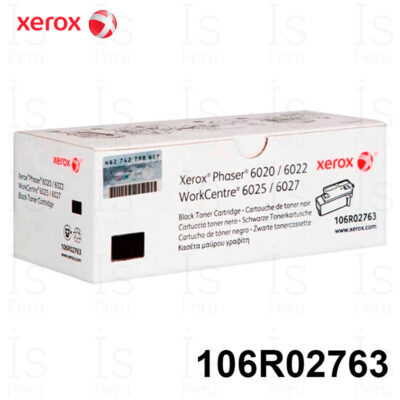 Tóner Xerox 106R02763 Negro