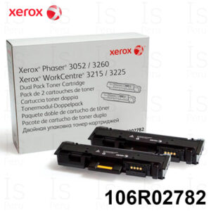 Tóner Xerox 106R02782 Dual Pack Negro