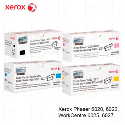 Toner para Xerox Phaser 6020, 6022, WorkCentre 6025, 6027.