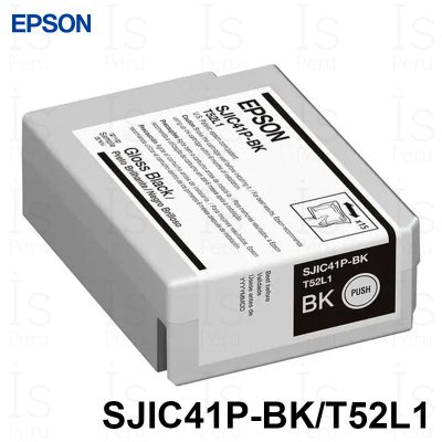 Tinta Epson C13T52L120 Negro Brillante SJIC41P-BK
