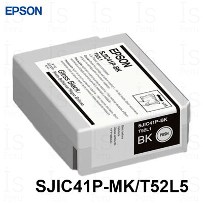 Tinta Epson C13T52L520 Negro Mate SJIC41P-MK T52L5