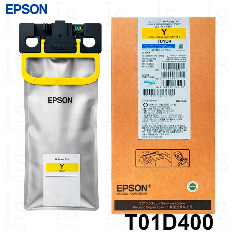 Tinta Epson T01D400 Yellow Original Tinta Epson T01D400 Yellow Original