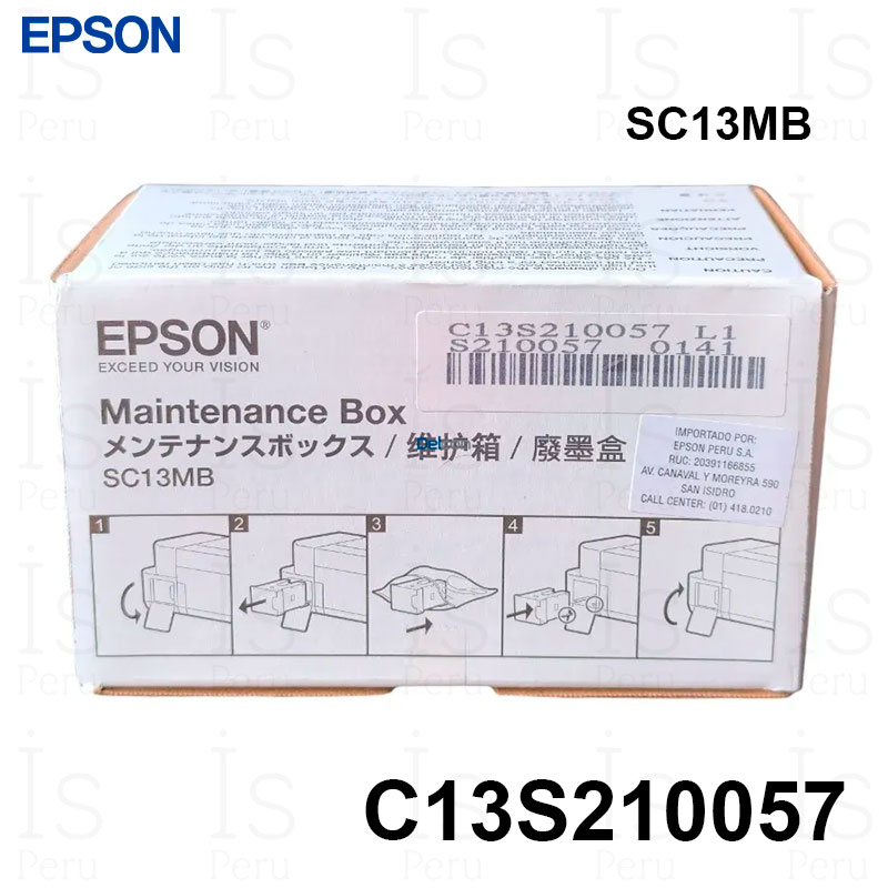 Caja de Mantenimiento Epson SC13MB C13S210057