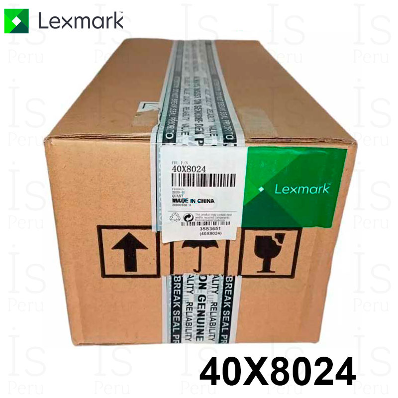 Fusor Lexmark 40X8024 Original Fusor Lexmark 40X8024 Original