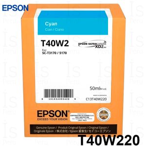 Tinta Epson T40W220 T40W2 Cyan
