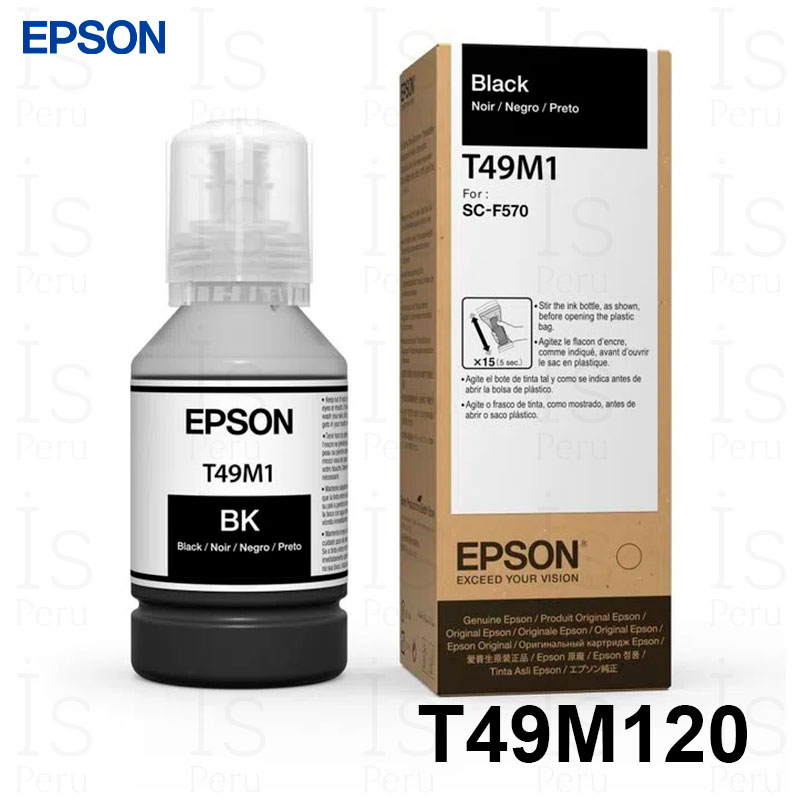 Tinta Epson T49M120 Negro