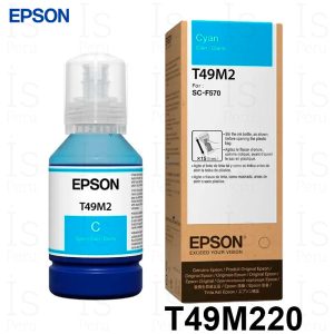 Tinta Epson T49M220 Cyan