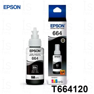 Tinta Epson T664 Negro