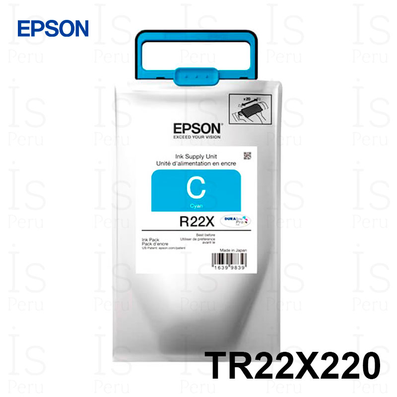 Tinta Epson TR22X220 Cyan