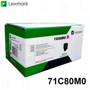 Tóner Lexmark 71C80M0 Magenta Original