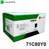 Tóner Lexmark 71C80Y0 Yellow Original