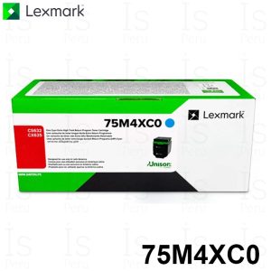Tóner Lexmark 75M4XC0 Cyan