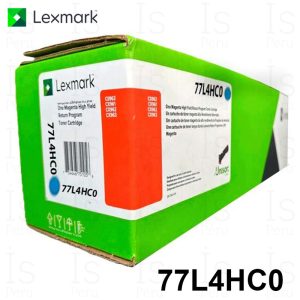 Tóner Lexmark 77L4HC0 Cyan Original